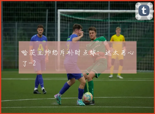 哈茨主帅怒斥补时点球：这太恶心了