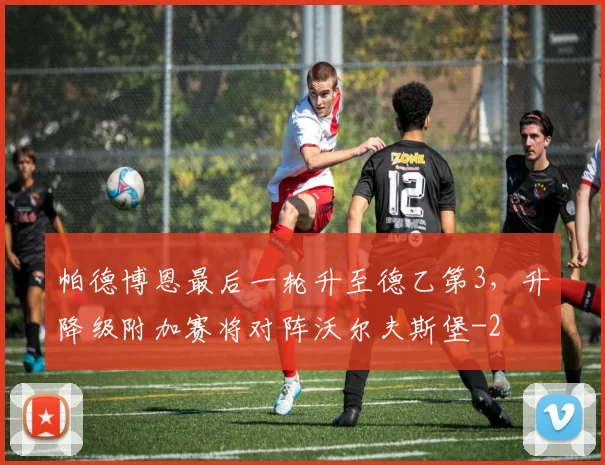 帕德博恩最后一轮升至德乙第3,升降级附加赛将对阵沃尔夫斯堡